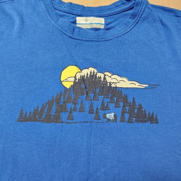 Boys blue Columbia Tee shirt size XL - Picture 5 of 5